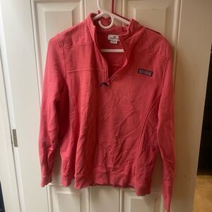 Vineyard vines hot pink pullover size m